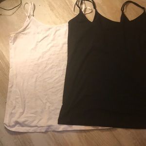 2 new (1 unworn, 1 work once and washed) time and tru thin-strapped tank tops